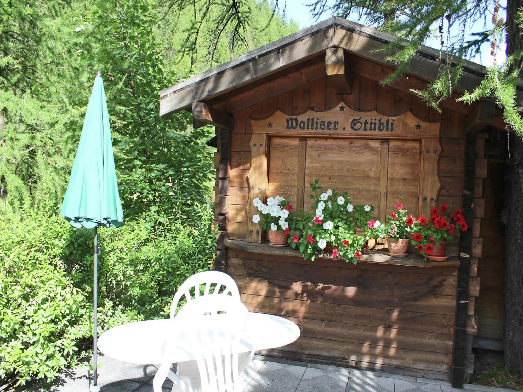 Modern Chalet In Saas Balen With Garden Экстерьер фото